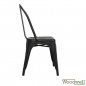 Mobile Preview: Outdoor Möbel günstig kaufen | Design Stuhl "Melita", in mattem Schwarz