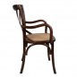 Preview: Bistrostuhl und Esszimmerstuhl | Designer Stuhl, Armlehnstuhl aus Holz