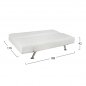 Preview: Sofa-Bett mit PU-Beschichtung | In weißer Farbe