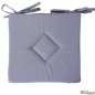 Preview: Stuhlkissen Bono in Farbe Grau Preview: Stuhlkissen Bono in Farbe Grau