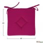 Preview: Stuhlkissen Bono in Farbe Dunkelrosa Preview: Stuhlkissen Bono in Farbe Dunkelrosa