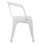 Mobile Preview: Stuhl VANTAGGIO COMFORT "Milch weiß" Stuhl im Industry-Design, stapelbar, Woodwell