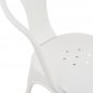 Mobile Preview: Stuhl VANTAGGIO COMFORT "Milch weiß" Stuhl im Industry-Design, stapelbar, Woodwell