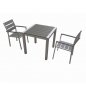 Preview: Gartenstuhl, Outdoor Stuhl, Armlehnstuhl, Stuhl aus Aluminium