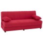 Preview: 3-Sitzer Schlaf-Sofa EGE mit Stauraum | In Rot