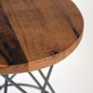 Mobile Preview: Hocker Holzsitz Industrial Antique Paris Schwarz-Woodwell