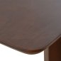 Mobile Preview: Schlichter bartisch aus holz im farbton "walnuss"