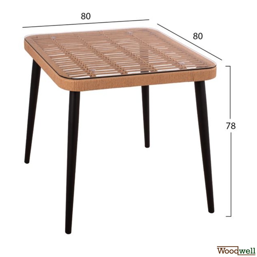Allegra Set Wicker in Farbe beige und schwarz. Allegra Set Wicker in Farbe beige und schwarz.