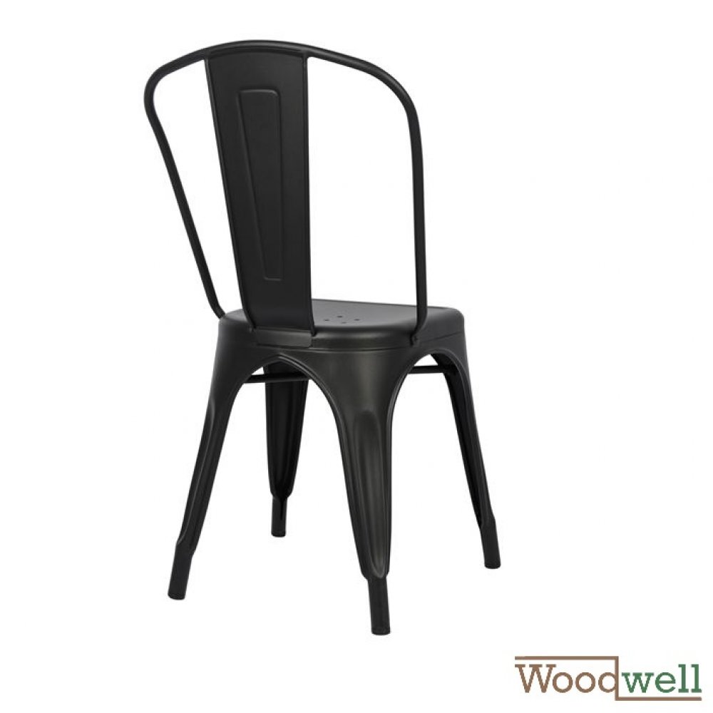 Outdoor Möbel günstig kaufen | Design Stuhl "Melita", in mattem Schwarz