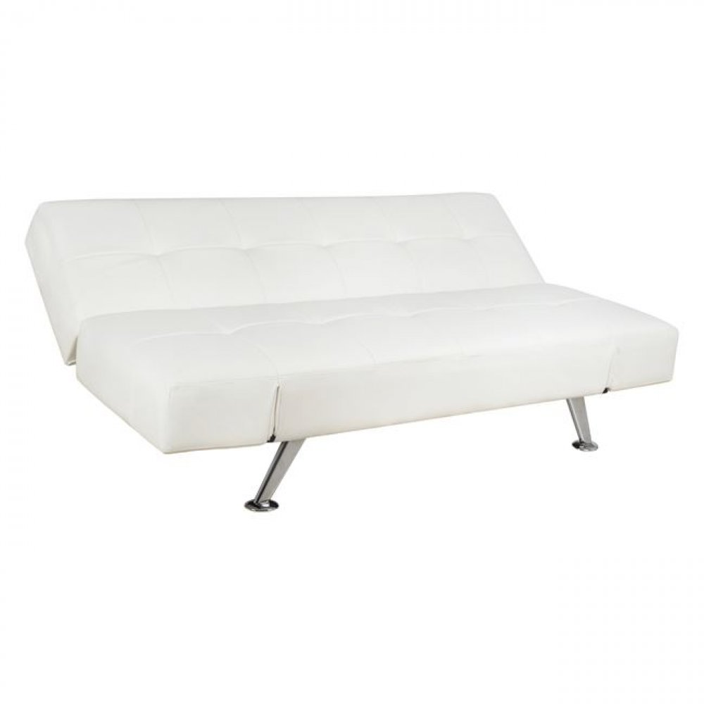 Sofa-Bett mit PU-Beschichtung | In weißer Farbe