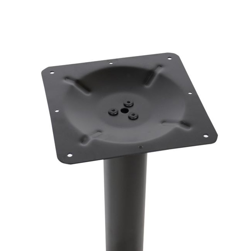 Indoor und Outdoor Tischuntergestell aus Metall 41x41x72 cm | Schwarz