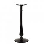 Tischuntergestell "Sienna" aus Edelstahl 110cm Höhe in Schwarz