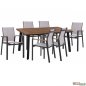 Preview: Esstisch aus Aluminium in Farbe Grau Preview: Esstisch aus Aluminium in Farbe Grau