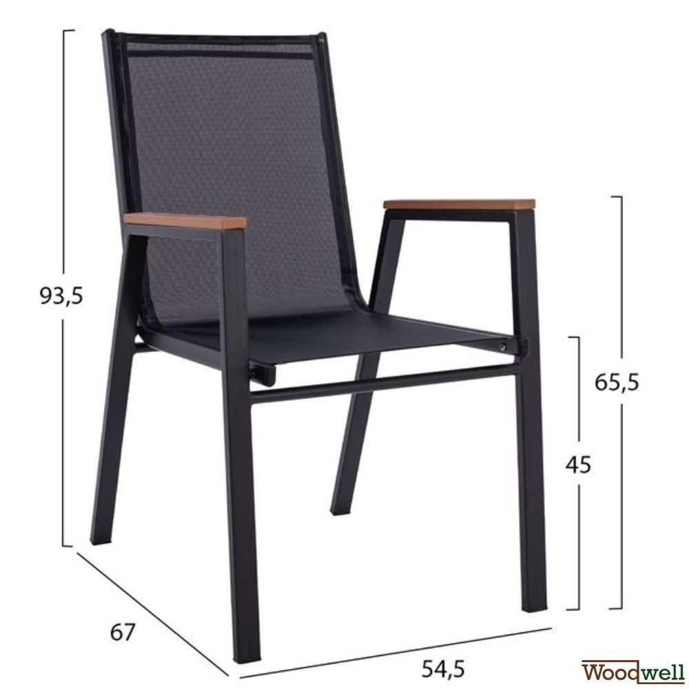 Esstisch Set aus Aluminium und Polywood in Farbe Anthrazit Esstisch Set aus Aluminium und Polywood in Farbe Anthrazit