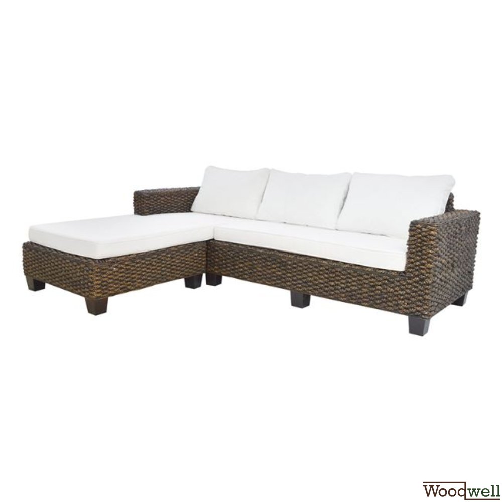 Handgefertigte Sofaecke Bamboo ROCKY II mit 4 Sitzen und Tisch Handgefertigte Sofaecke Bamboo ROCKY II mit 4 Sitzen und Tisch