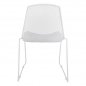 Preview: Metal chair WIRE furniture design | In white