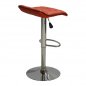Mobile Preview: Bar stool bar stool counter stool red synthetic leather | Modern