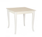 Mobile Preview: Stable wooden table with antique design | In white