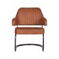 Mobile Preview: Dining chair OTTA 47x56x87,5 cm | Cognac microfiber