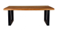 Preview: Dining table made of sturdy mango wood and metal frame Preview: Dining table made of sturdy mango wood and metal frame
