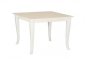 Preview: Stable wooden table with antique design | In white Preview: Stable wooden table with antique design | In white