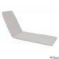 Preview: Sun lounger cushion IOS in cream - Ideal for wooden sun loungers Preview: Sun lounger cushion IOS in cream - Ideal for wooden sun loungers