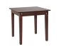 Preview: Simple and solid wooden table in the color "walnut"