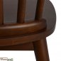 Mobile Preview: Marini kitchen and dining room chair made of wood in walnut