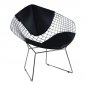 Preview: Chair Agat (design classic) Bertoia, chrome