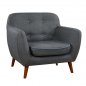 Mobile Preview: Armchair textured gray