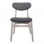 Preview: Dining chair WHITE WASH | In gray