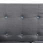 Mobile Preview: Sofa 3-seater textured gray