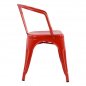 Mobile Preview: Metal chair rot color