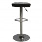 Preview: Barstool Barstool Counter Stool Design Stool | In black with artificial leather