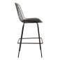 Mobile Preview: Bar Stool Harry Bertoia Wire Black-Woodwell