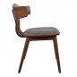 Mobile Preview: Living room chair "NUEVO" Gray artificial leather