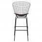 Mobile Preview: Bar Stool Harry Bertoia Wire Black-Woodwell