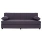 Preview: 3 seater sofa bed EGE with storage space | In gray