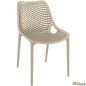 Mobile Preview: Bistro chair AIR made of plastic I garden chair I outdoor chair with honeycomb pattern