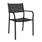 Mobile Preview: Metal chair ZETA, in black matt