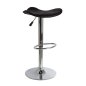 Mobile Preview: Modern bar stool without backrest in black