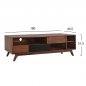 Mobile Preview: TV CABINET WITH VENEER DRAWER | Dimensions 180x44,5x51,5 cm