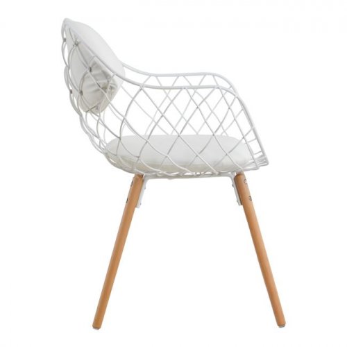Designer chair, white