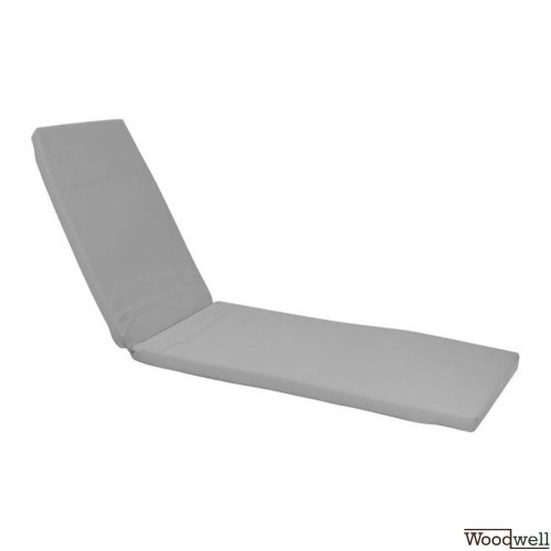 CHIOS sun lounger cushion made of polyester in gray tone CHIOS sun lounger cushion made of polyester in gray tone