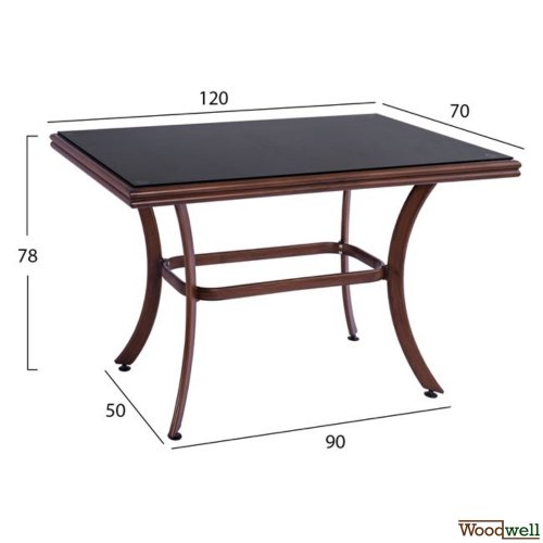 Dining table set 5 pieces Bamboo look Dining table set 5 pieces Bamboo look