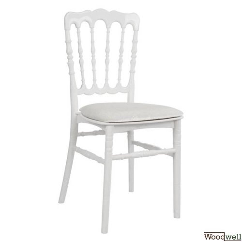 Cushion with wooden floor in white color for NAPOLEON - TIFFANY chair Cushion with wooden floor in white color for NAPOLEON - TIFFANY chair