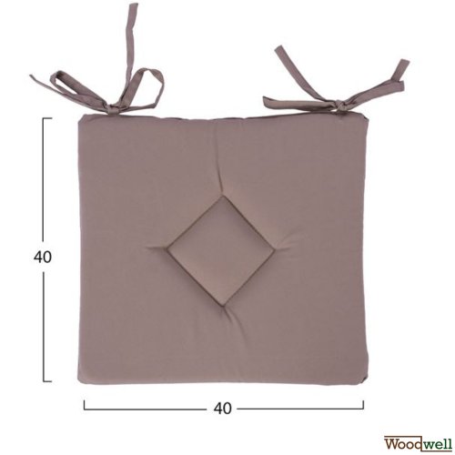 Bono chair cushion in beige color. Bono chair cushion in beige color.