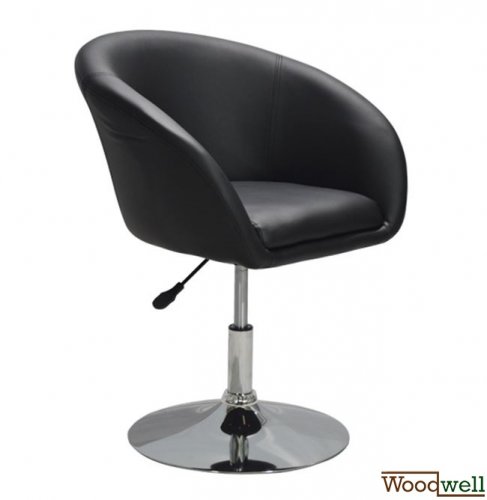 Lounge chair / club chair / lounge chair in black