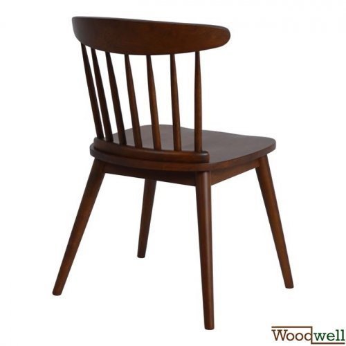 Marini kitchen and dining room chair made of wood in walnut
