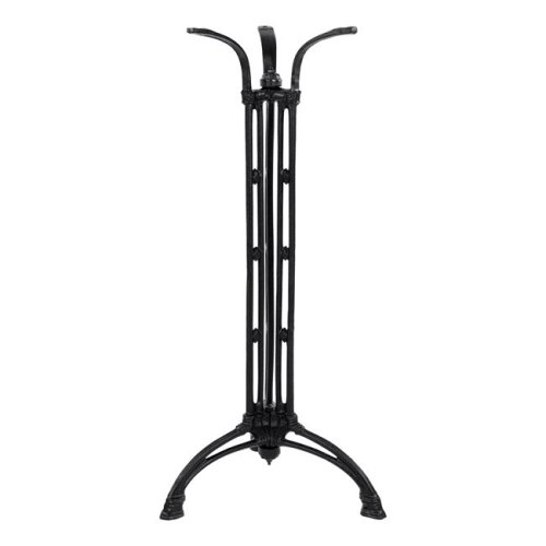 Indoor and outdoor table base made of cast iron 37x37 cm | black